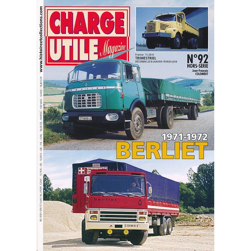 Charge utile HS n°92 - Berliet 1971-1972